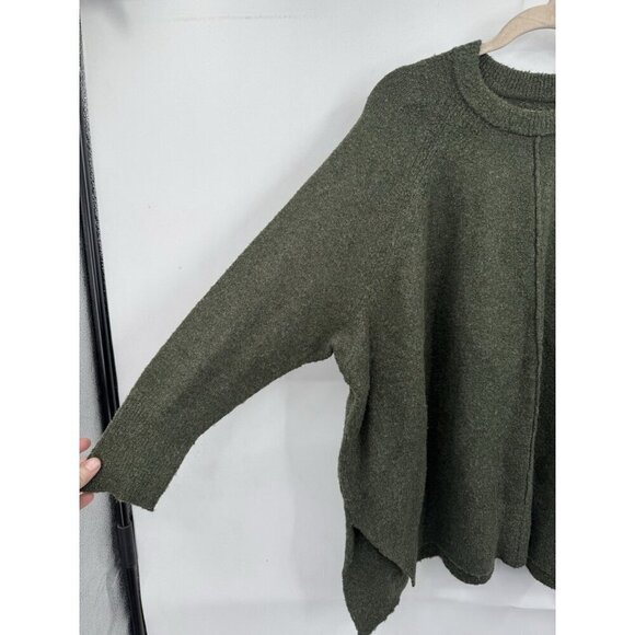 Lou & Grey Sweater Women Small Green Relaxed Boho Goblin Earth Fairy Minimalist - Picture 6 of 6